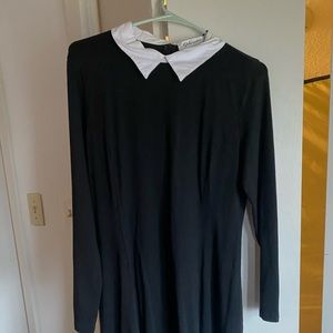 Wednesday Addams Dress Collar Dress Plus Size